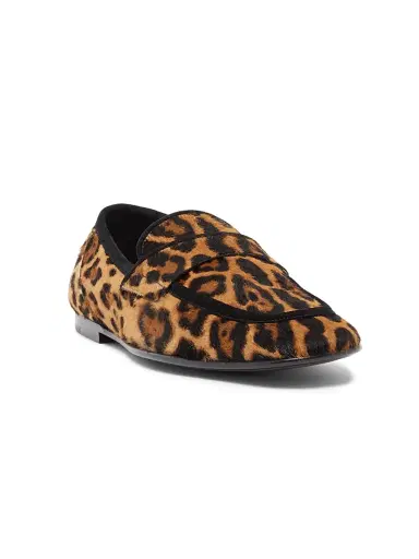 Dolce & Gabbana Men's Crosta Leopard-Print Calf Hair Loafers - Leopard - Size 13 | Thumbnail 3
