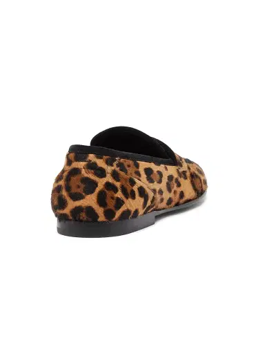 Dolce & Gabbana Men's Crosta Leopard-Print Calf Hair Loafers - Leopard - Size 13 | Thumbnail 4