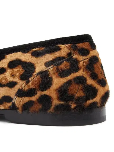 Dolce & Gabbana Men's Crosta Leopard-Print Calf Hair Loafers - Leopard - Size 13 | Thumbnail 6