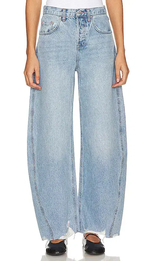 GRLFRND Paola Barrel Leg Jean