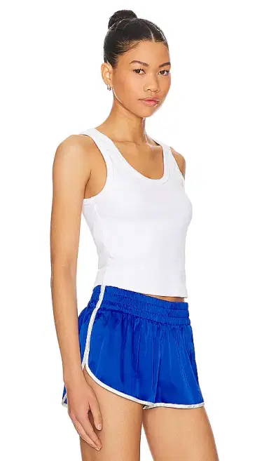 perfectwhitetee Structured Rib Bra Friendly Tank | Thumbnail 2
