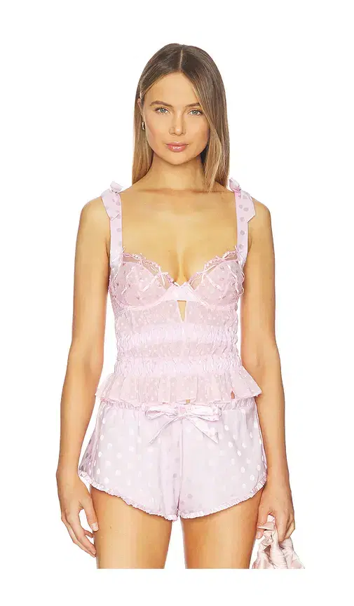 Slotted Hearts Bustier