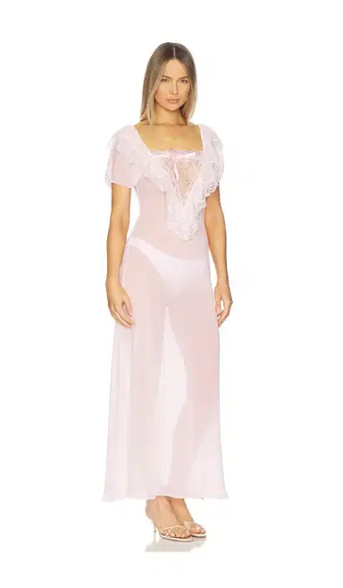 For Love & Lemons Grace Maxi Slip Dress | Thumbnail 2 For Love & Lemons Grace Maxi Slip Dress | Thumbnail 2