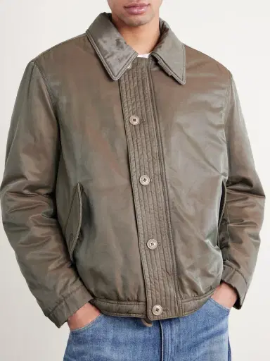 Our Legacy Auto Padded Cotton and Nylon-Blend Jacket - Men | Thumbnail 3 Our Legacy Auto Padded Cotton and Nylon-Blend Jacket - Men | Thumbnail 3