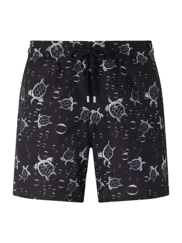 Mahina Straight-Leg Mid-Length Printed Swim Shorts - Men
