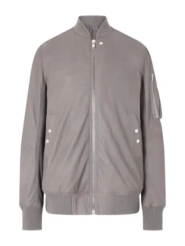 Rick Owens Leather Bomber Jacket - Men