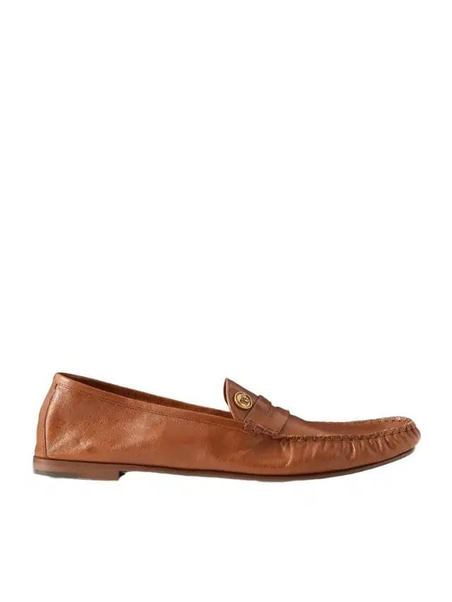 Logo-Embellished Leather Penny Loafers - Men