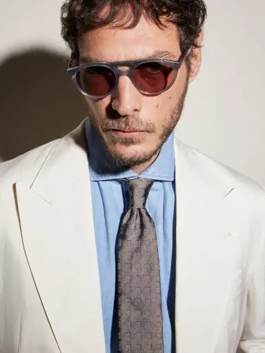 Brunello Cucinelli Round-Frame Acetate Sunglasses - Men | Thumbnail 2