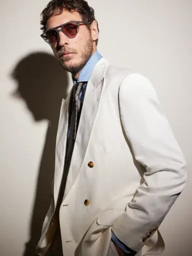 Brunello Cucinelli Round-Frame Acetate Sunglasses - Men | Thumbnail 5
