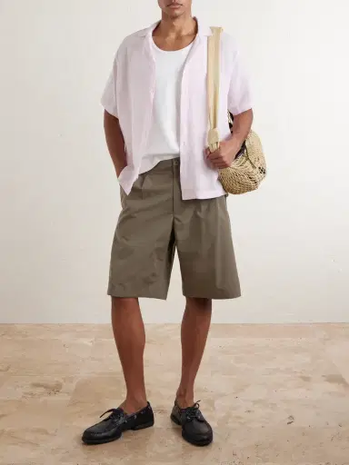 Orlebar Brown Maitan II Camp-Collar Linen Shirt - Men | Thumbnail 2