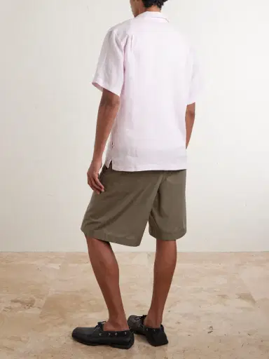 Orlebar Brown Maitan II Camp-Collar Linen Shirt - Men | Thumbnail 4