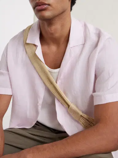 Orlebar Brown Maitan II Camp-Collar Linen Shirt - Men | Thumbnail 5
