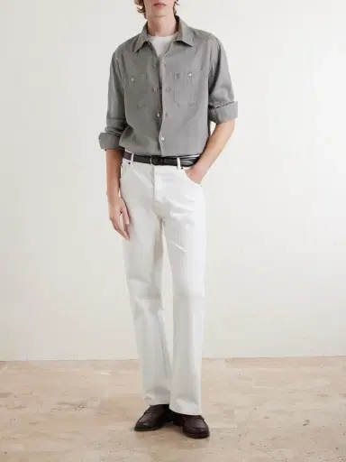 Brunello Cucinelli Linen Shirt - Men | Thumbnail 2