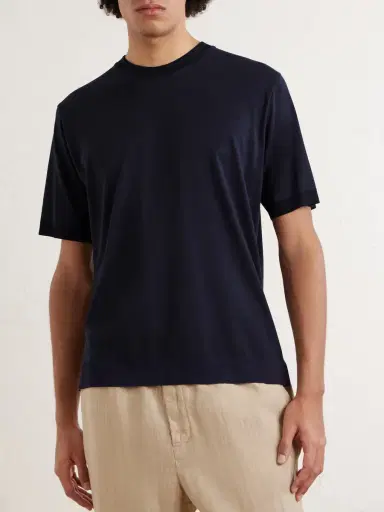 Altea Cecil Lyocell and Cotton-Blend Jersey T-Shirt - Men | Thumbnail 3