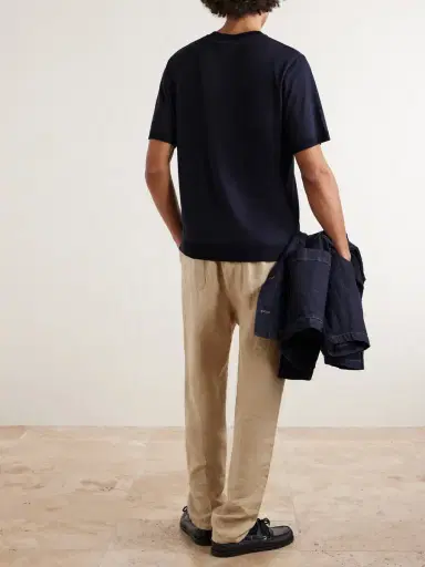 Altea Cecil Lyocell and Cotton-Blend Jersey T-Shirt - Men | Thumbnail 4