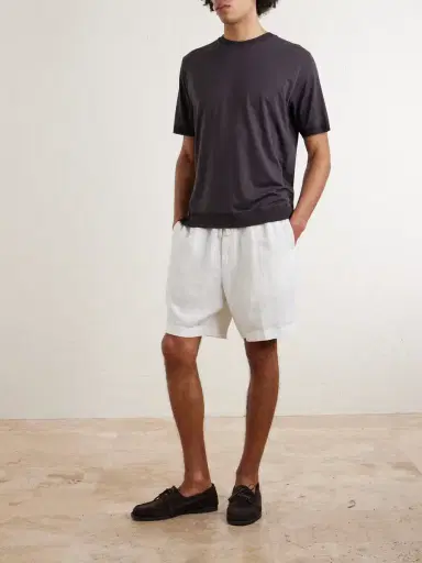 Altea Cecil Lyocell and Cotton-Blend Jersey T-Shirt - Men | Thumbnail 2