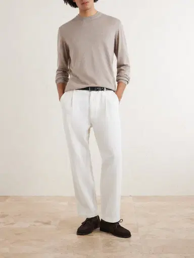 Altea Cotton and Cashmere-Blend Sweater - Men | Thumbnail 2 Altea Cotton and Cashmere-Blend Sweater - Men | Thumbnail 2