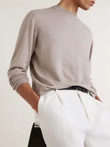 Altea Cotton and Cashmere-Blend Sweater - Men | Thumbnail 5 Altea Cotton and Cashmere-Blend Sweater - Men | Thumbnail 5