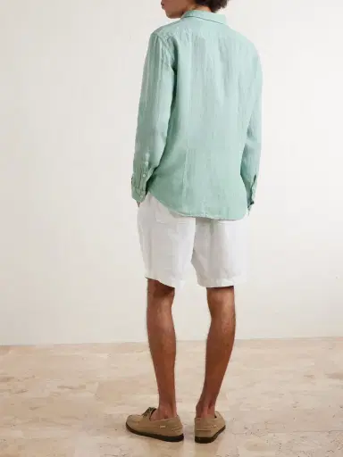 Altea Garment-Dyed Linen Shirt - Men | Thumbnail 4 Altea Garment-Dyed Linen Shirt - Men | Thumbnail 4