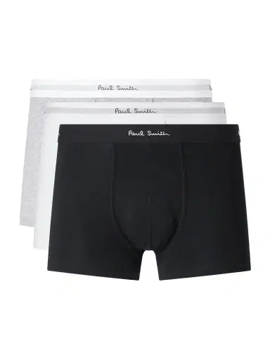 Paul Smith Three-Pack Stretch Organic Cotton-Jersey Boxer Briefs - Men | Thumbnail 1 Paul Smith Three-Pack Stretch Organic Cotton-Jersey Boxer Briefs - Men | Thumbnail 1