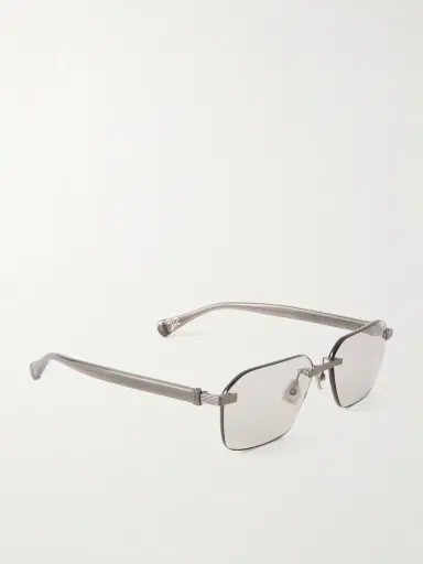 Brunello Cucinelli Tyler Square-Frame Rimless Silver-Tone Sunglasses - Men | Thumbnail 4 Brunello Cucinelli Tyler Square-Frame Rimless Silver-Tone Sunglasses - Men | Thumbnail 4