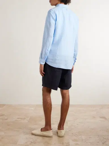Altea Samuel Straight-Leg Linen Drawstring Shorts - Men | Thumbnail 4 Altea Samuel Straight-Leg Linen Drawstring Shorts - Men | Thumbnail 4