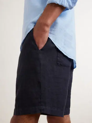 Altea Samuel Straight-Leg Linen Drawstring Shorts - Men | Thumbnail 5 Altea Samuel Straight-Leg Linen Drawstring Shorts - Men | Thumbnail 5