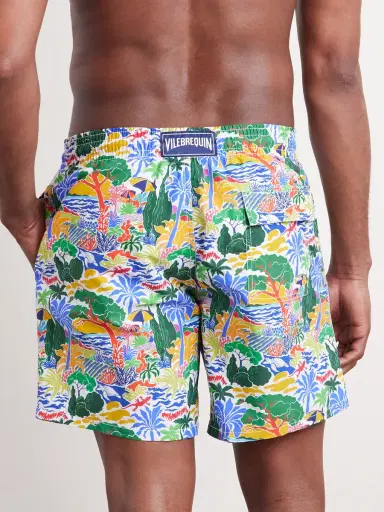 Vilebrequin Moorea Straight-Leg Mid-Length Printed ECONYL® Swim Shorts - Men | Thumbnail 3