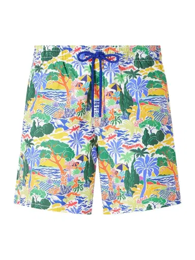 Vilebrequin Moorea Straight-Leg Mid-Length Printed ECONYL® Swim Shorts - Men | Thumbnail 1
