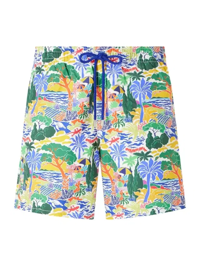 Moorea Straight-Leg Mid-Length Printed ECONYL® Swim Shorts - Men