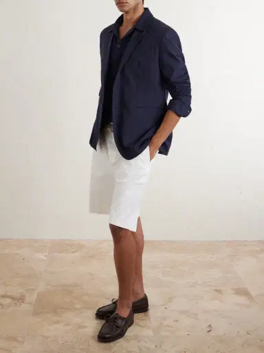 Orlebar Brown Mathis Single-Breasted Cotton Blazer - Men | Thumbnail 2