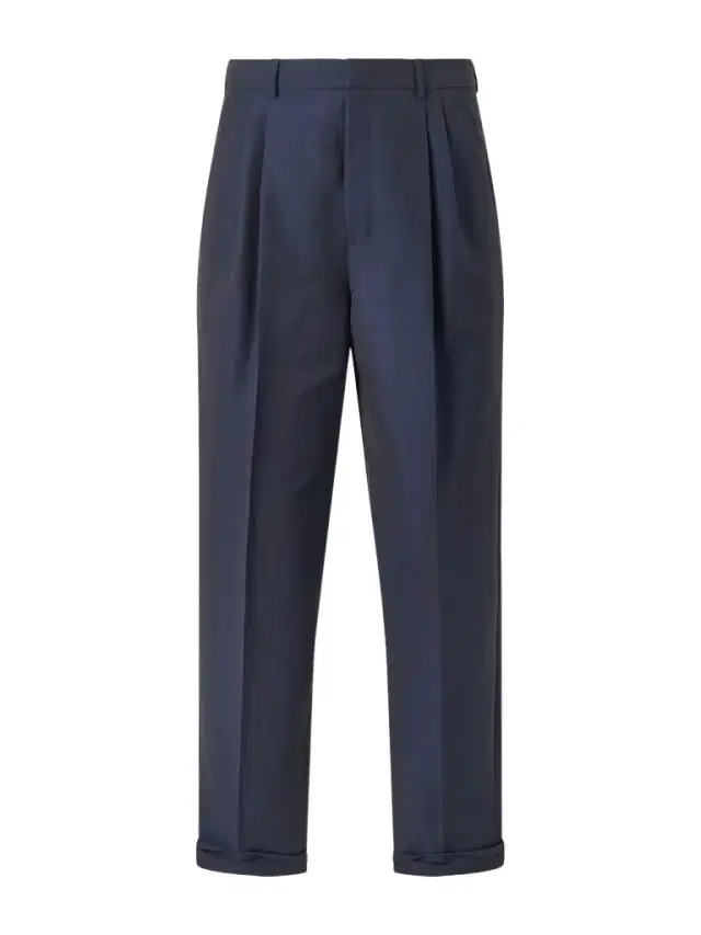 Tapered Pleated Wool and Mohair-Blend Trousers - Men