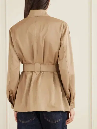 Max Mara Belted Wool-twill Jacket | Thumbnail 4