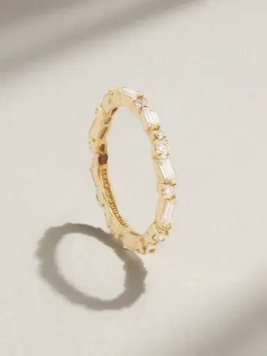 Suzanne Kalan 18-karat Gold Diamond Ring | Thumbnail 1 Suzanne Kalan 18-karat Gold Diamond Ring | Thumbnail 1