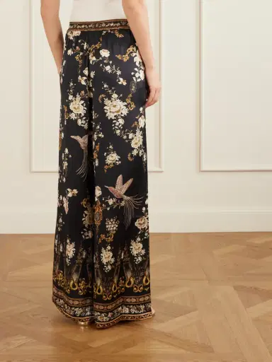 Camilla Embellished Embroidered Printed Silk-satin Pants | Thumbnail 4 Camilla Embellished Embroidered Printed Silk-satin Pants | Thumbnail 4