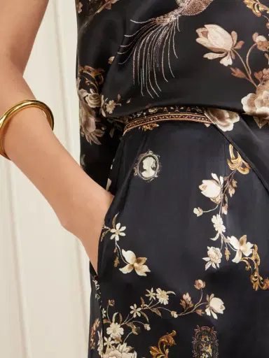Camilla Embellished Embroidered Printed Silk-satin Pants | Thumbnail 5 Camilla Embellished Embroidered Printed Silk-satin Pants | Thumbnail 5