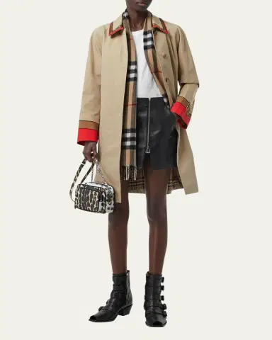 Burberry Giant Check Cashmere Scarf | Thumbnail 6