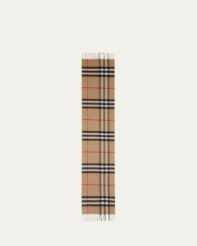 Burberry Giant Check Cashmere Scarf | Thumbnail 8