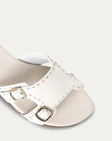 Santoni Didi Double-Monk Flat Slide Sandals | Thumbnail 7 Santoni Didi Double-Monk Flat Slide Sandals | Thumbnail 7