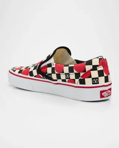 Valentino Garavani x Vans Classic Slip-On Checkerboard Shoes | Thumbnail 8