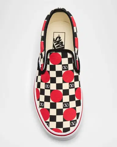 Valentino Garavani x Vans Classic Slip-On Checkerboard Shoes | Thumbnail 10