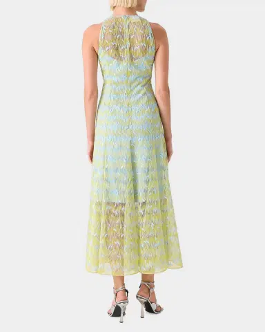 Akris punto Scribble Embroidered Tulle Sleeveless Maxi Dress | Thumbnail 7 Akris punto Scribble Embroidered Tulle Sleeveless Maxi Dress | Thumbnail 7