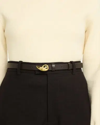 Bottega Veneta Drop Leather Belt | Thumbnail 2