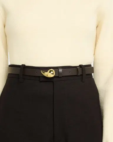 Bottega Veneta Drop Leather Belt | Thumbnail 3