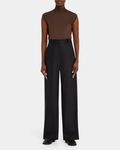 anOnlyChild Via Pinstriped Wide-Leg Side-Stripe Pants | Thumbnail 6 anOnlyChild Via Pinstriped Wide-Leg Side-Stripe Pants | Thumbnail 6