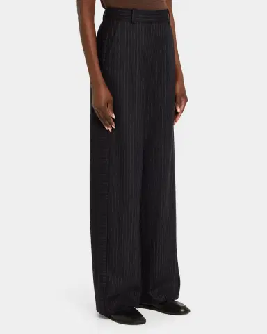anOnlyChild Via Pinstriped Wide-Leg Side-Stripe Pants | Thumbnail 8 anOnlyChild Via Pinstriped Wide-Leg Side-Stripe Pants | Thumbnail 8