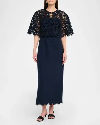 Oscar de la Renta Strapless Tweed Maxi Dress | Thumbnail 6 Oscar de la Renta Strapless Tweed Maxi Dress | Thumbnail 6