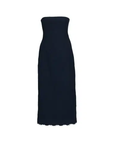 Oscar de la Renta Strapless Tweed Maxi Dress | Thumbnail 1 Oscar de la Renta Strapless Tweed Maxi Dress | Thumbnail 1