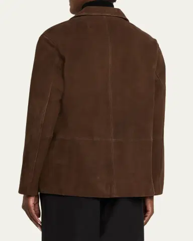 OFFICINE GÉNÉRALE Kataline Goat Suede Jacket | Thumbnail 3 OFFICINE GÉNÉRALE Kataline Goat Suede Jacket | Thumbnail 3