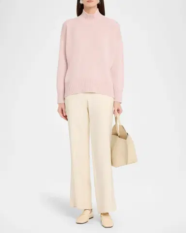Eskandar Cashmere Small Long Sleeve High Neck Sweater - Mid Length | Thumbnail 11 Eskandar Cashmere Small Long Sleeve High Neck Sweater - Mid Length | Thumbnail 11